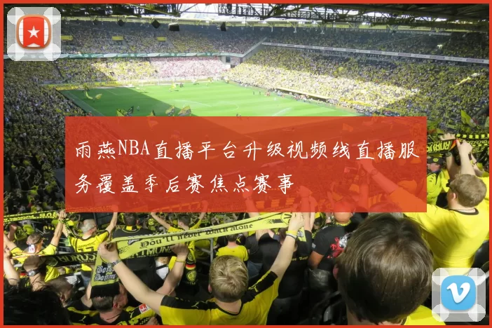 雨燕NBA直播平台升级视频线直播服务覆盖季后赛焦点赛事